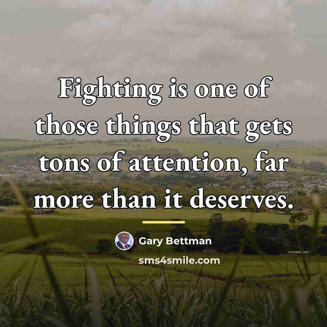“Fighting is one of those things that gets tons of…” quote by Gary Bettman