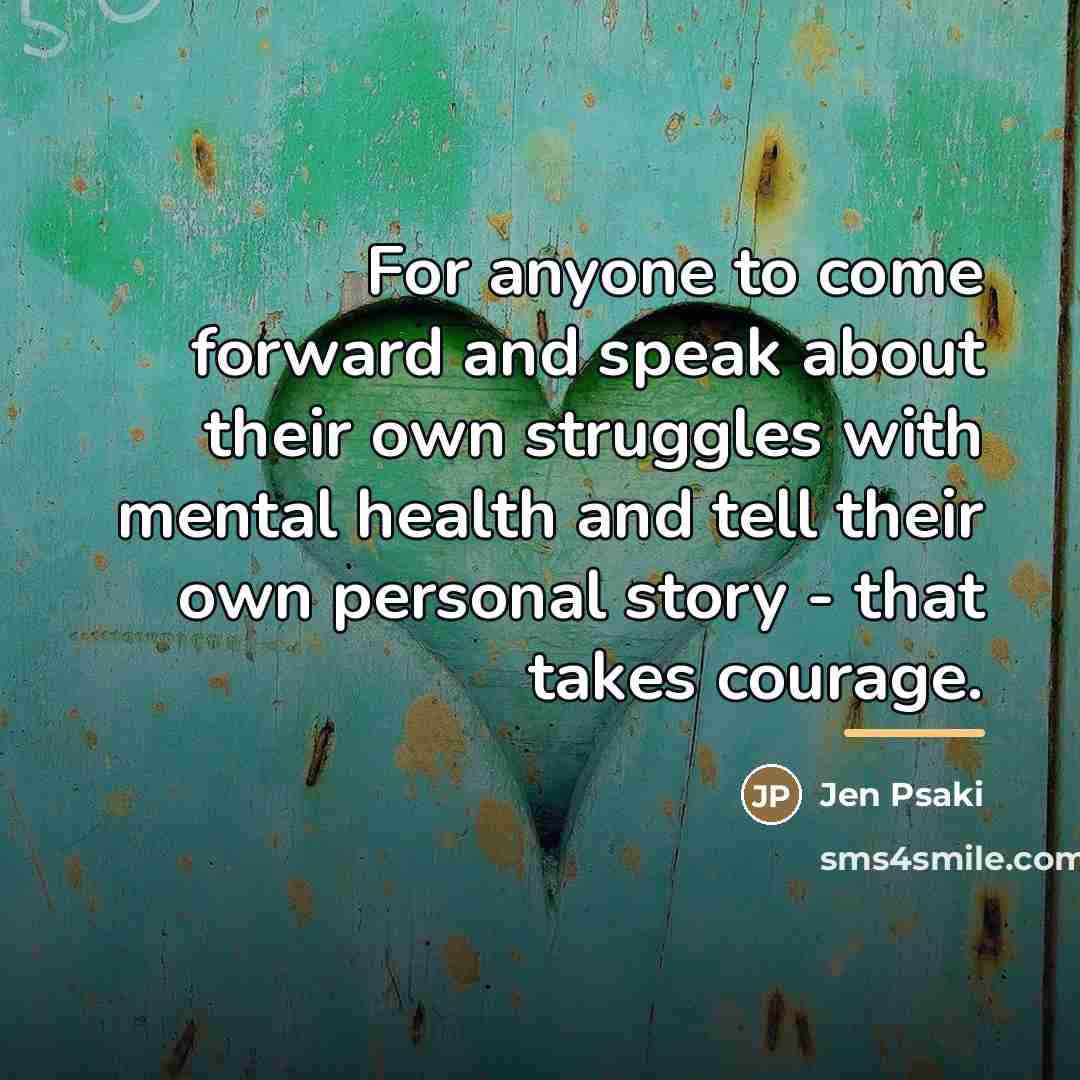 “For anyone to come forward and speak about their own…” quote by Jen Psaki