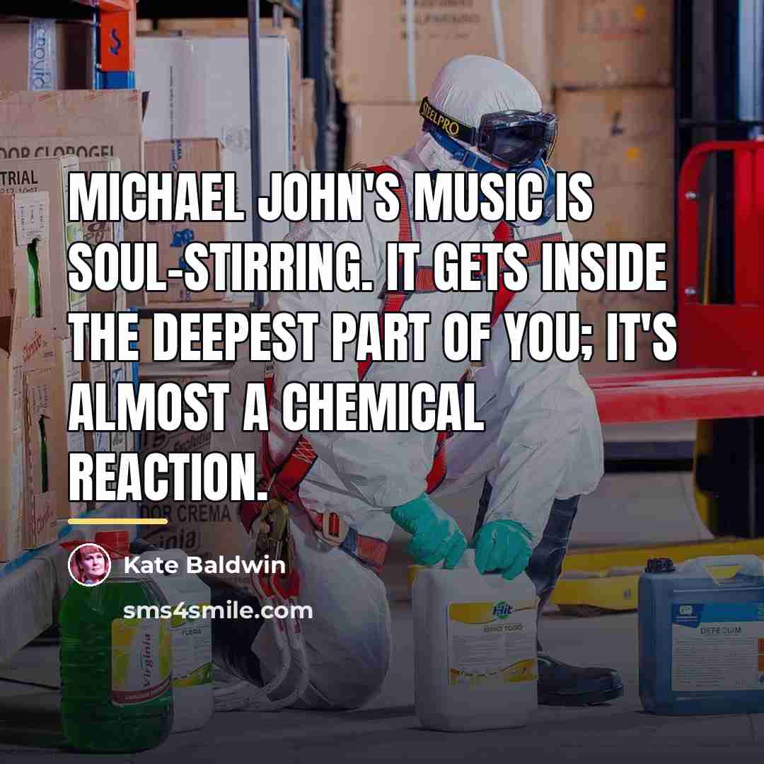 “Michael John's music is soul-stirring. It gets inside the deepest…” quote by Kate Baldwin