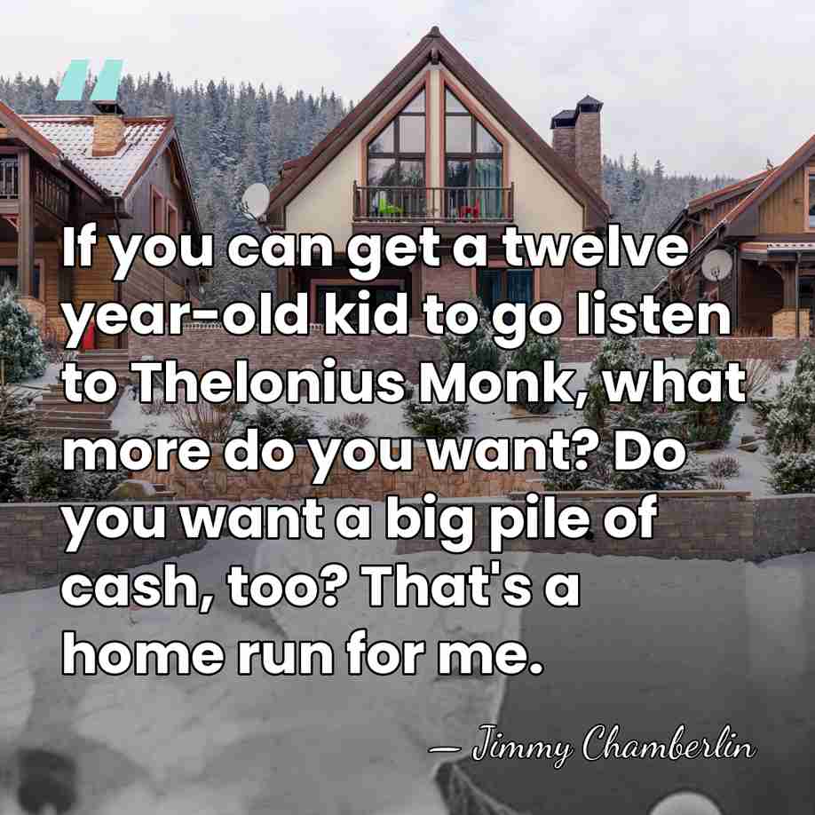 If you can get a twelve year-old kid to go listen to&hellip; - Jimmy Chamberlin