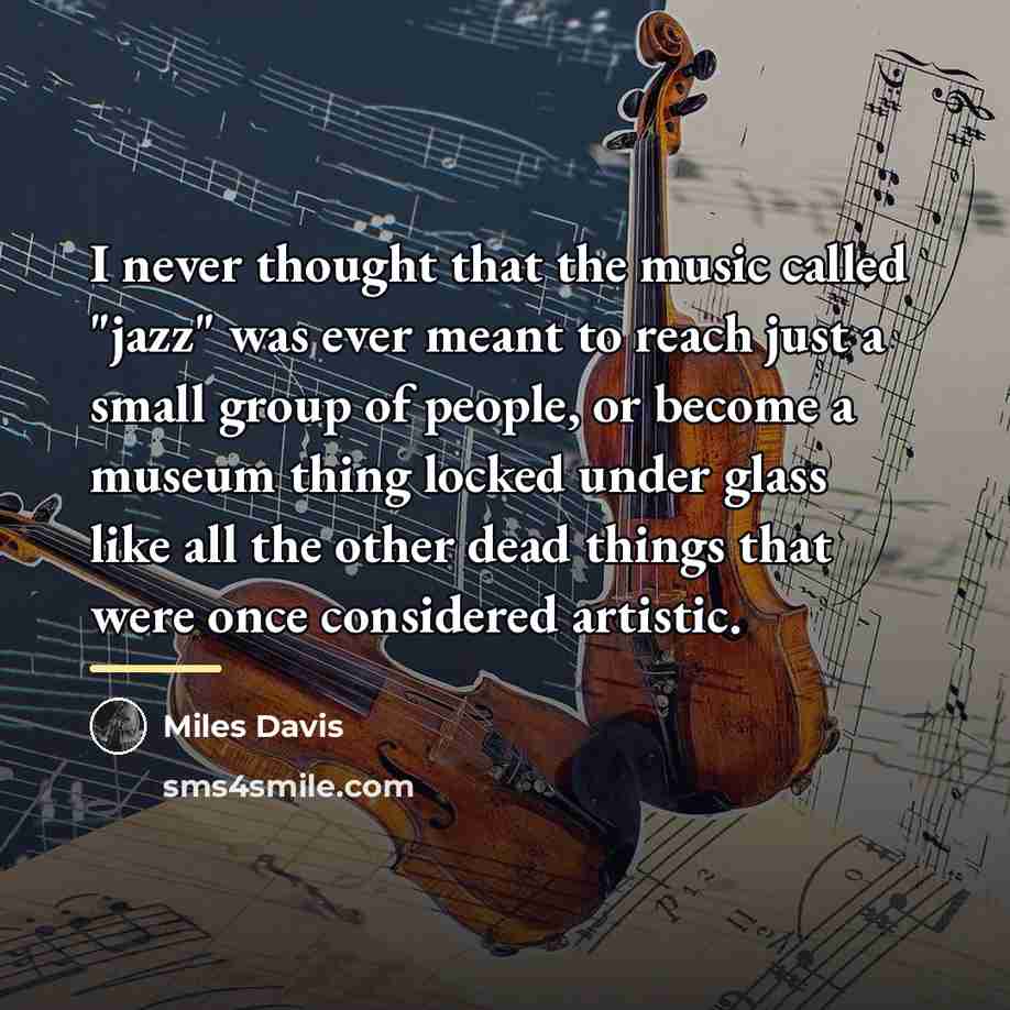 “I never thought that the music called "jazz" was ever…” quote by Miles Davis