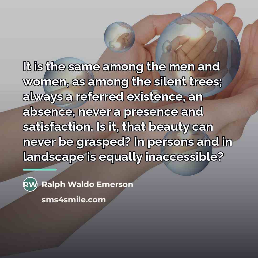 “It is the same among the men and women, as…” quote by Ralph Waldo Emerson