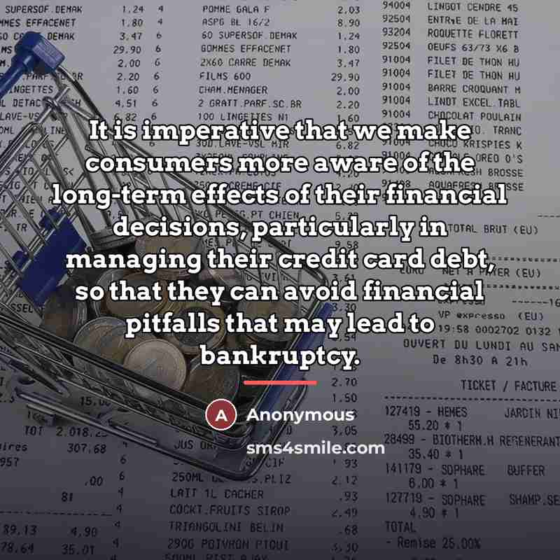 “It is imperative that we make consumers more aware of…” quote by Anonymous