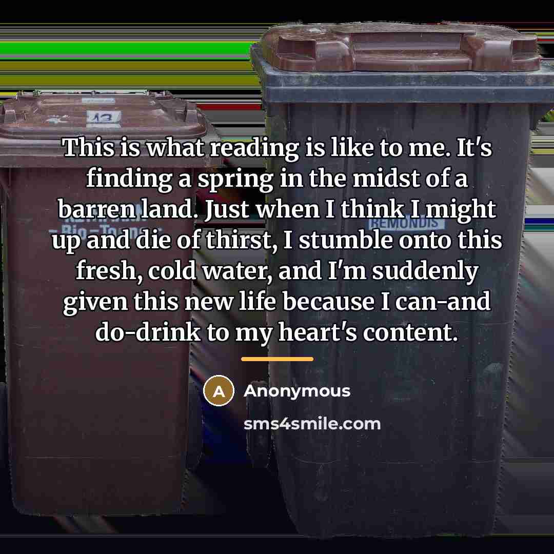 “This is what reading is like to me. It's finding…” quote by Anonymous