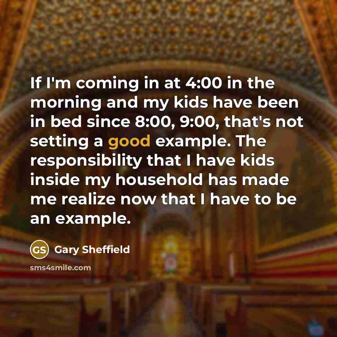 “If I'm coming in at 4:00 in the morning and…” quote by Gary Sheffield