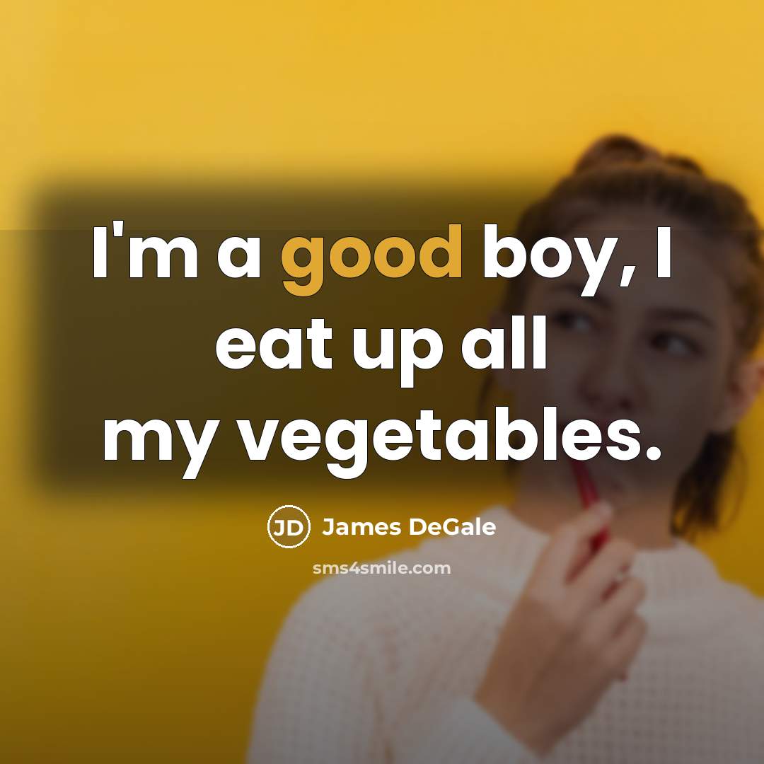 “I'm a good boy, I eat up all my vegetables.…” quote by James DeGale