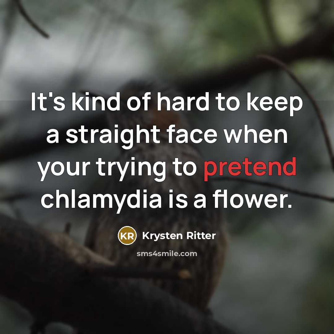 “It's kind of hard to keep a straight face when…” quote by Krysten Ritter