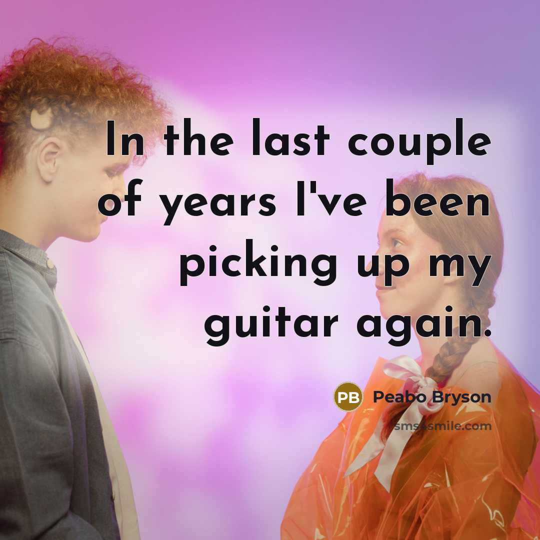 “In the last couple of years I've been picking up…” quote by Peabo Bryson