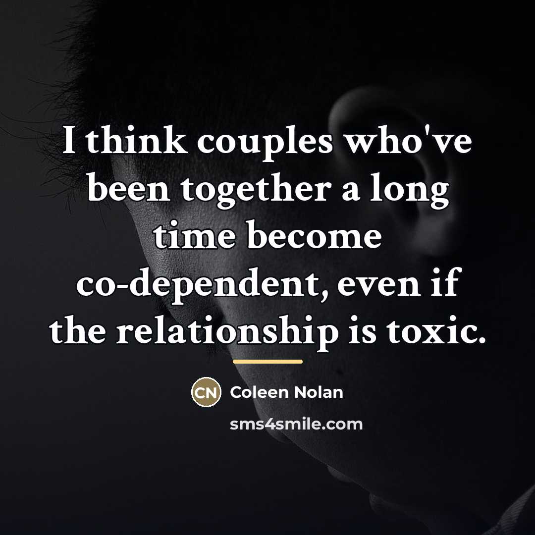 “I think couples who've been together a long time become…” quote by Coleen Nolan
