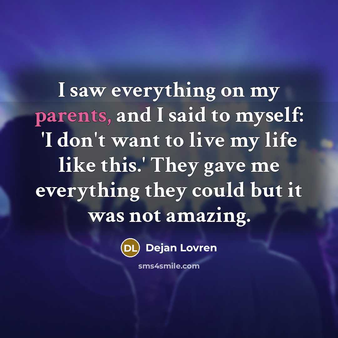 “I saw everything on my parents, and I said to…” quote by Dejan Lovren
