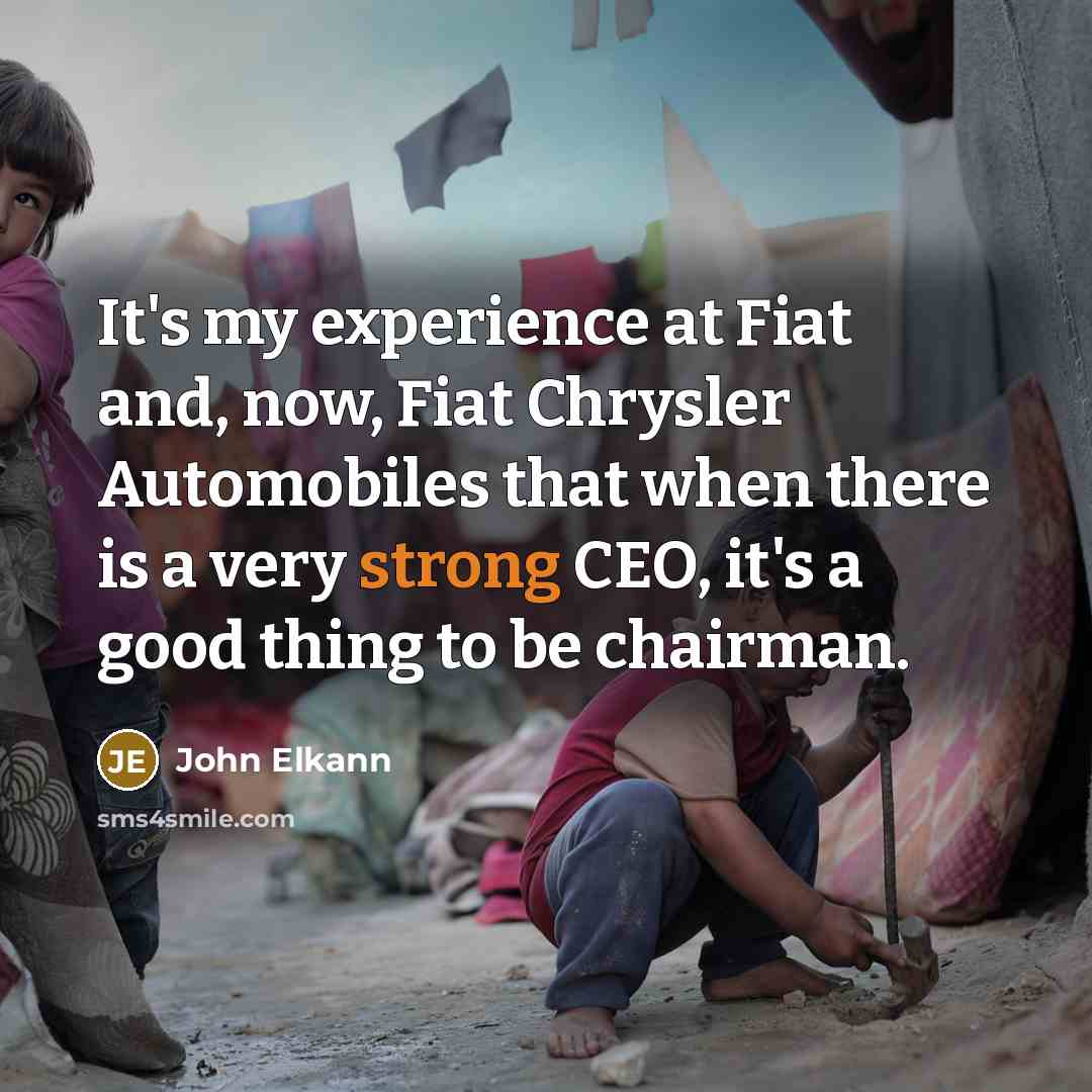 “It's my experience at Fiat and, now, Fiat Chrysler Automobiles…” quote by John Elkann