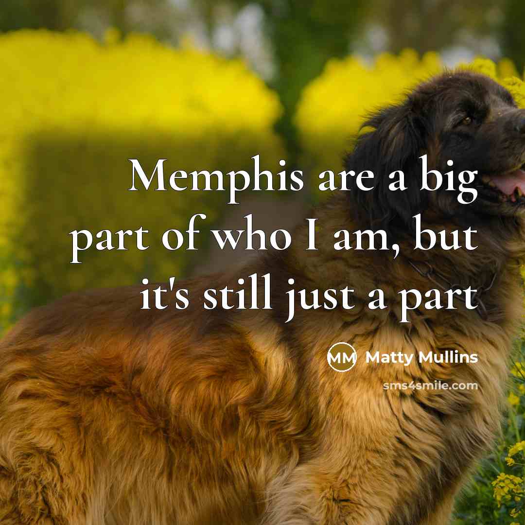 “Memphis are a big part of who I am, but…” quote by Matty Mullins