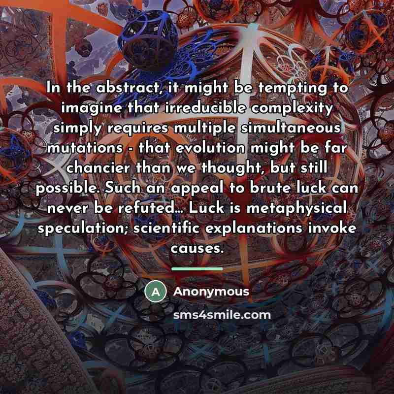 “In the abstract, it might be tempting to imagine that…” quote by Anonymous