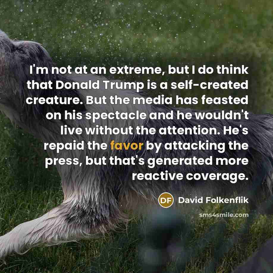 “I'm not at an extreme, but I do think that…” quote by David Folkenflik