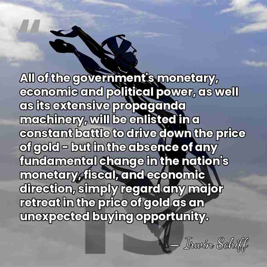 All of the government's monetary, economic and political power, as well as&hellip; - Irwin Schiff