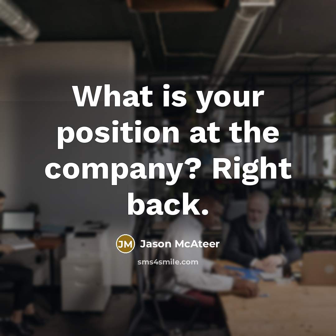 “What is your position at the company? Right back.…” quote by Jason McAteer