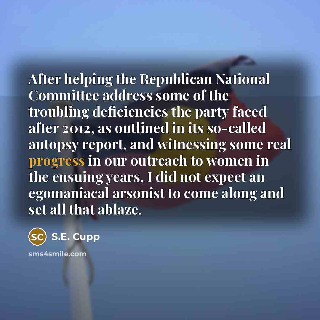 “After helping the Republican National Committee address some of the…” quote by S.E. Cupp