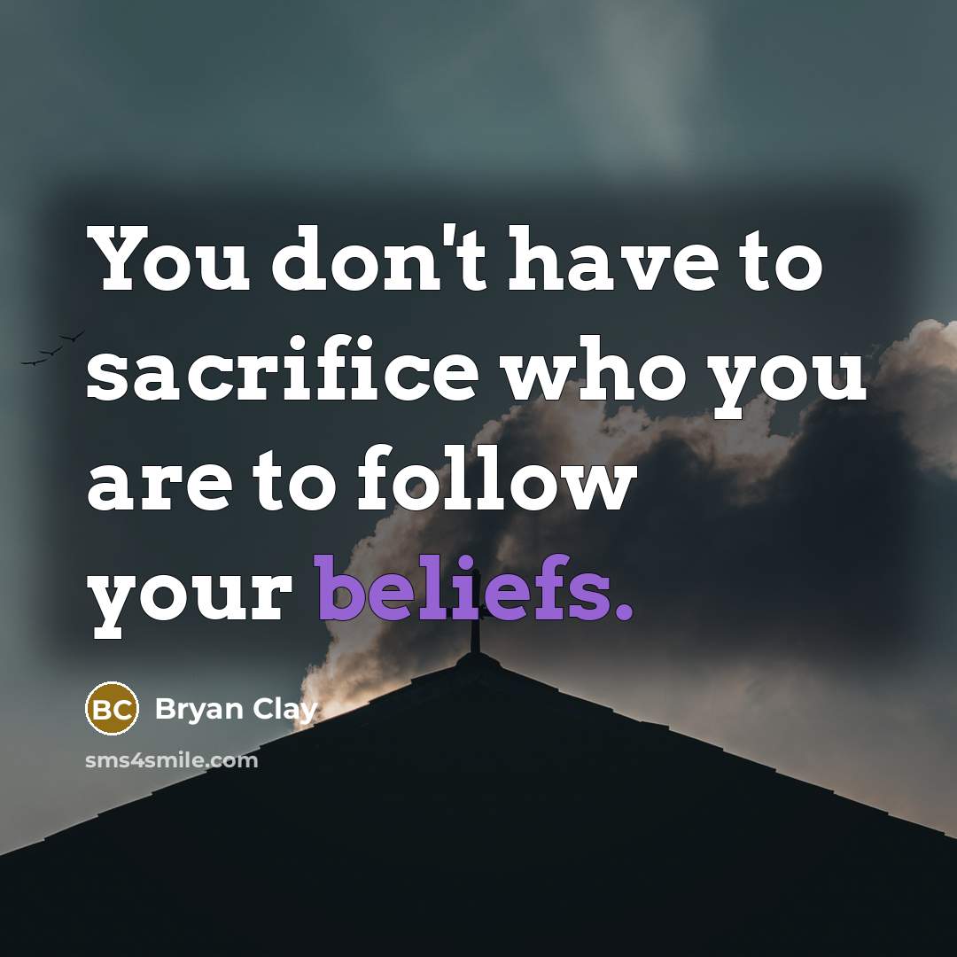 “You don't have to sacrifice who you are to follow…” quote by Bryan Clay