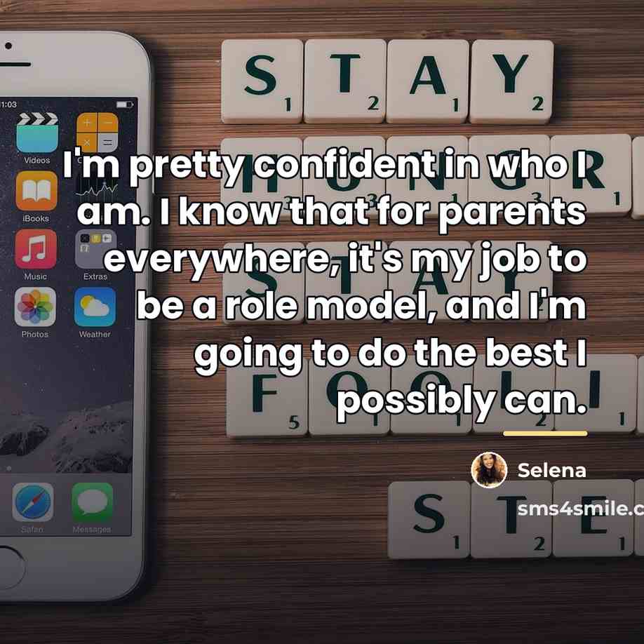 “I'm pretty confident in who I am. I know that…” quote by Selena