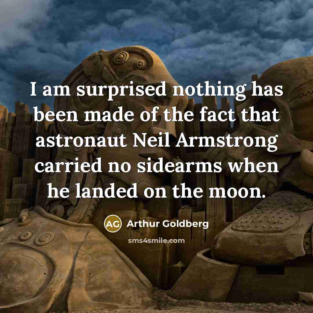 “I am surprised nothing has been made of the fact…” quote by Arthur Goldberg