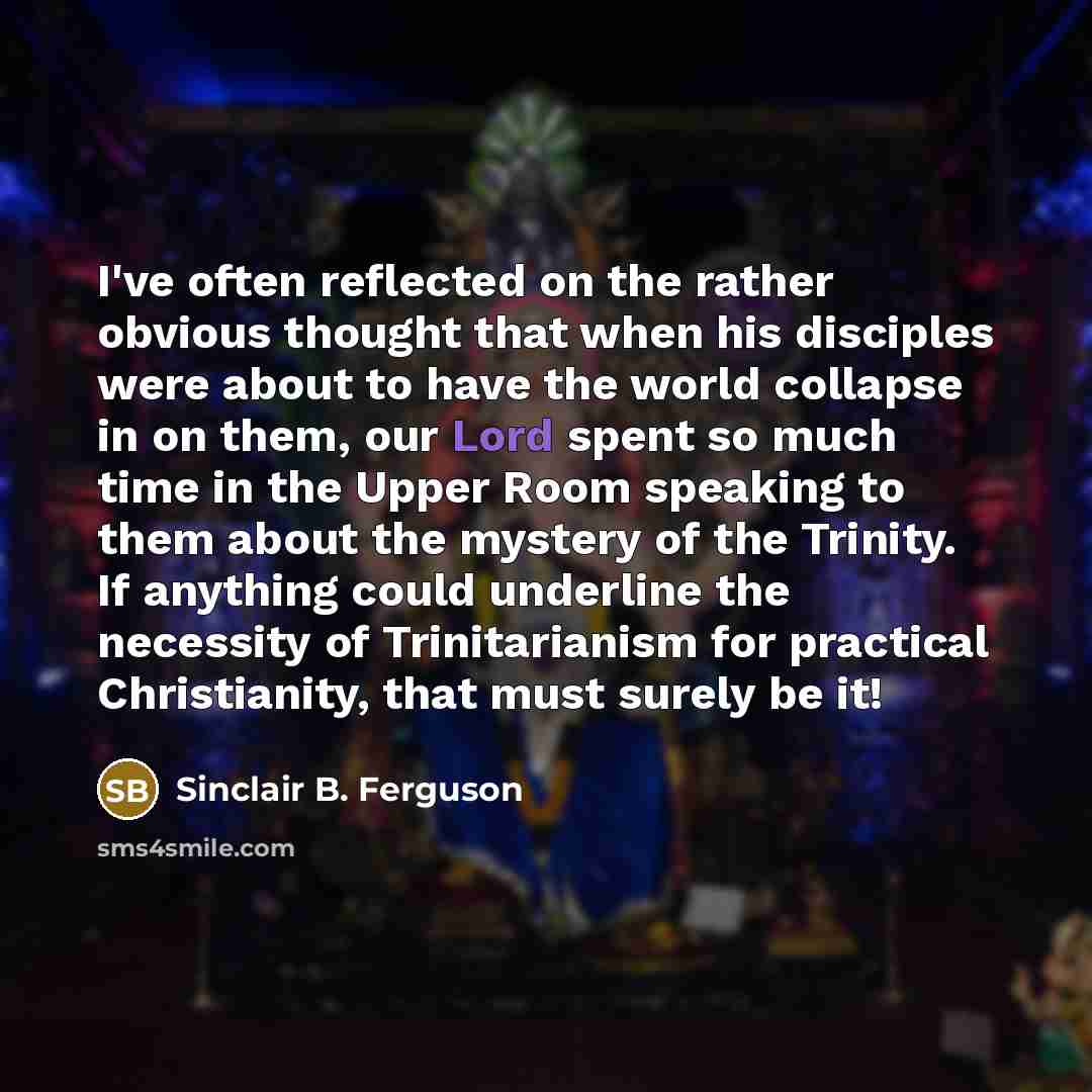 “I've often reflected on the rather obvious thought that when…” quote by Sinclair B. Ferguson