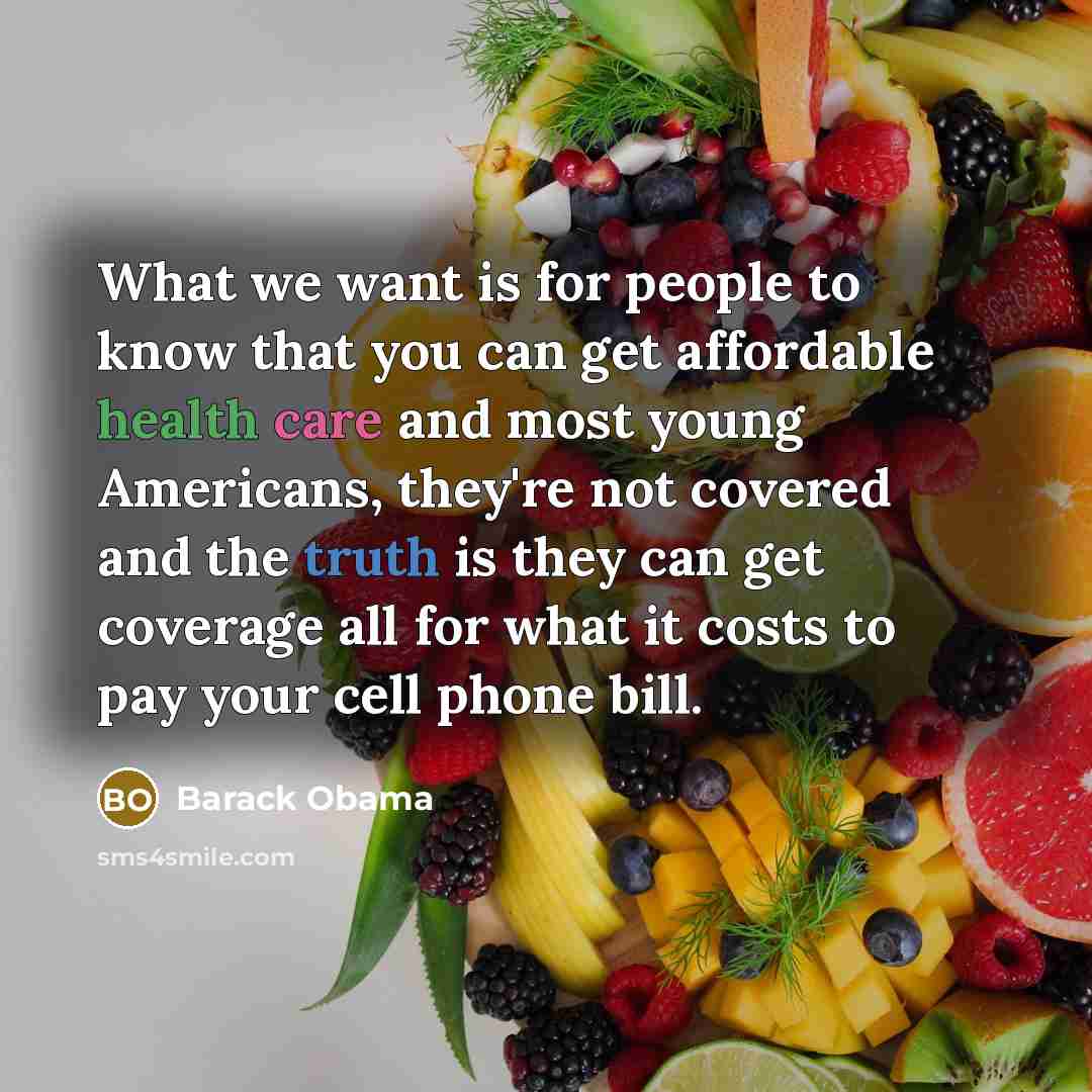“What we want is for people to know that you…” quote by Barack Obama