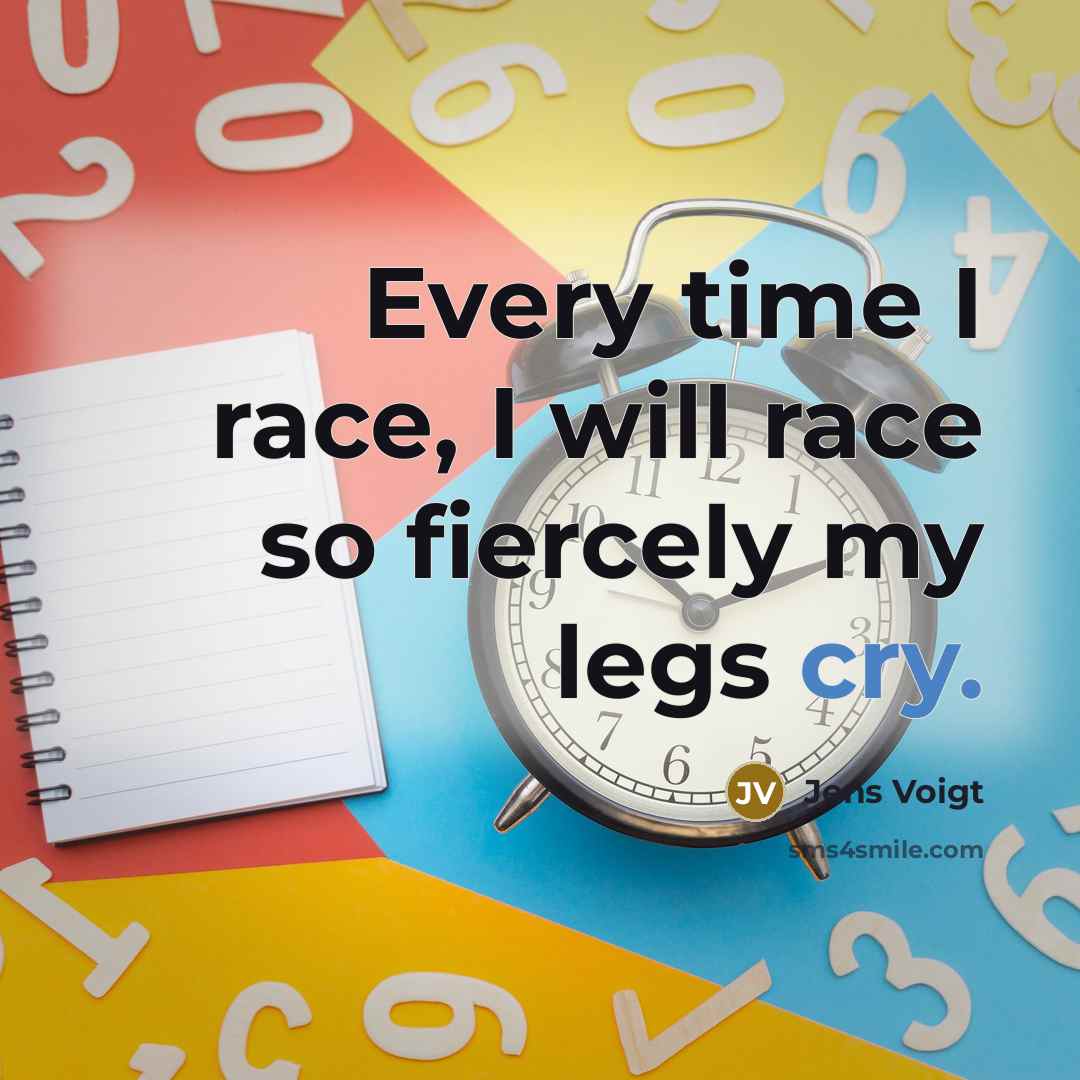 “Every time I race, I will race so fiercely my…” quote by Jens Voigt