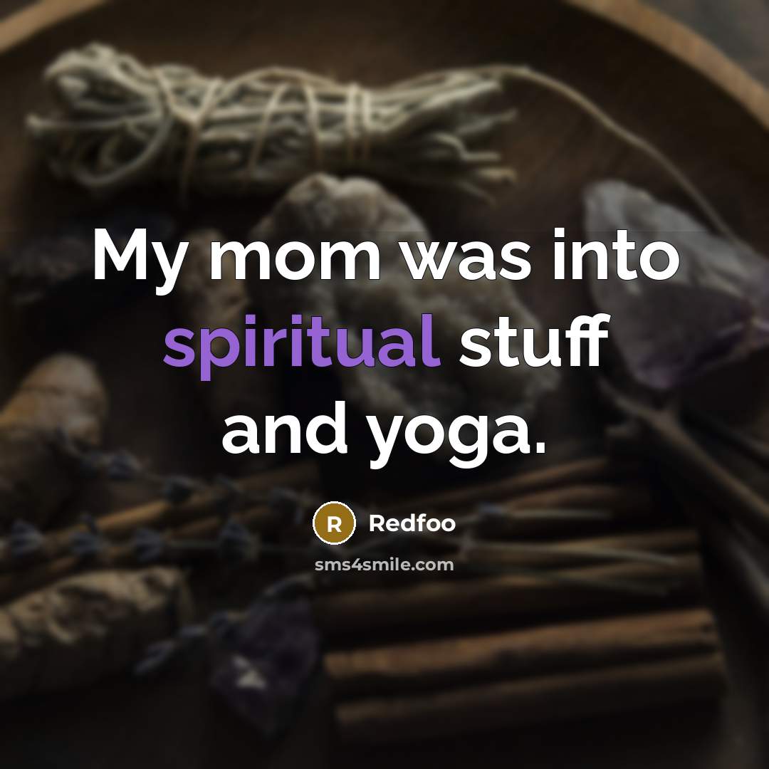 “My mom was into spiritual stuff and yoga.…” quote by Redfoo