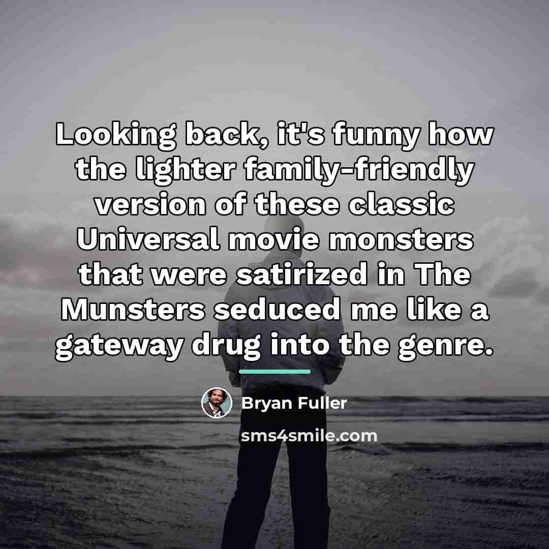 “Looking back, it's funny how the lighter family-friendly version of…” quote by Bryan Fuller