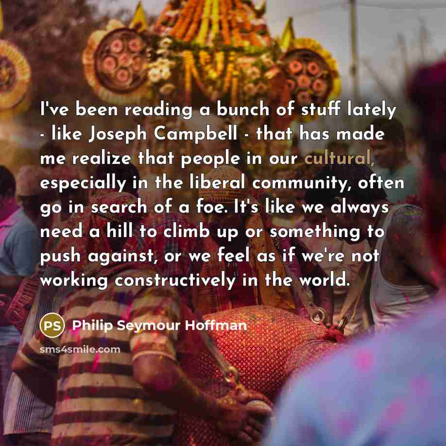 “I've been reading a bunch of stuff lately - like…” quote by Philip Seymour Hoffman