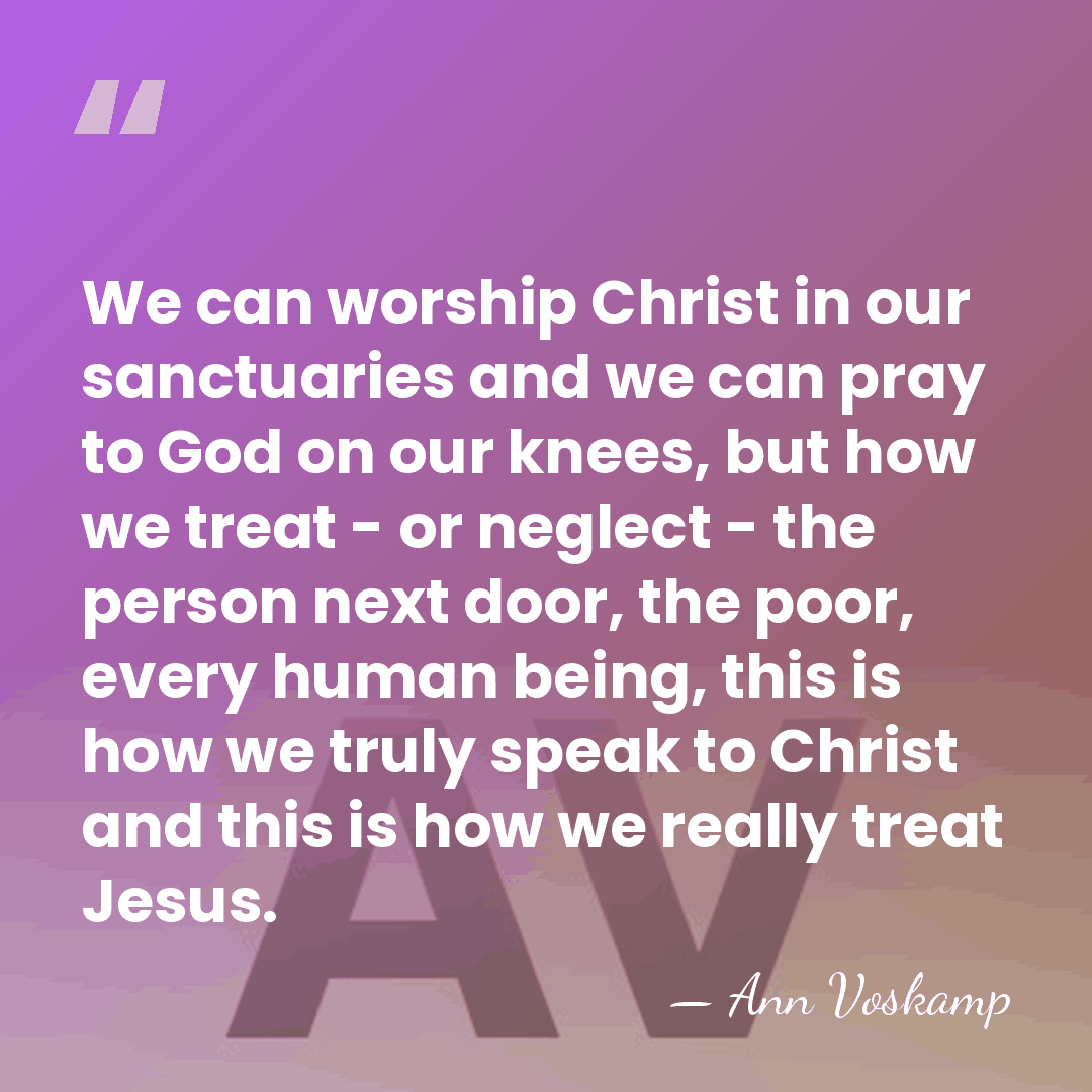 We can worship Christ in our sanctuaries and we can pray to&hellip; - Ann Voskamp