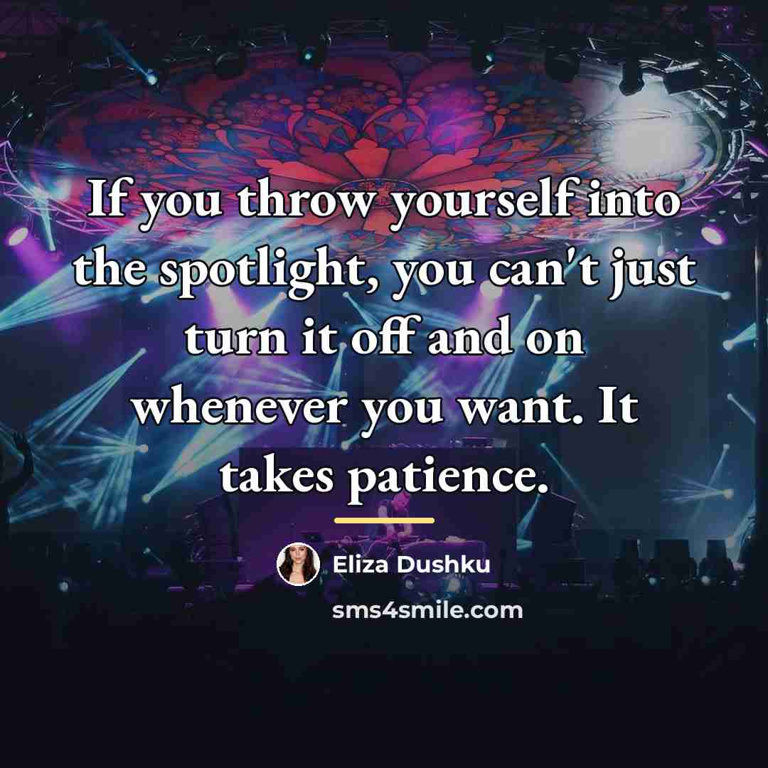 “If you throw yourself into the spotlight, you can't just…” quote by Eliza Dushku