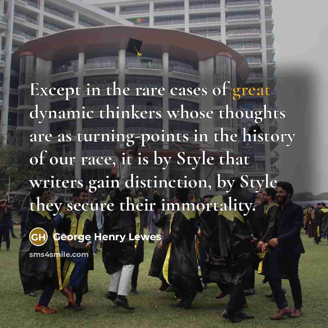 “Except in the rare cases of great dynamic thinkers whose…” quote by George Henry Lewes