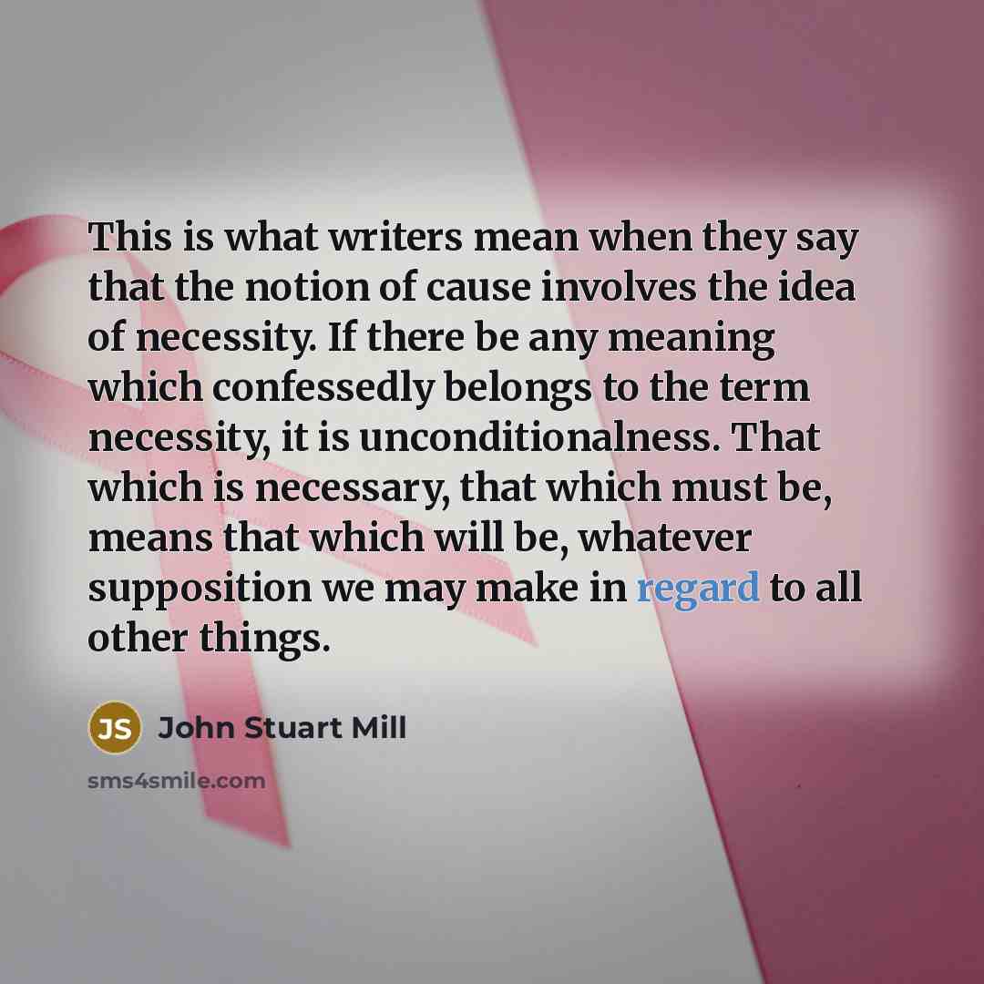 “This is what writers mean when they say that the…” quote by John Stuart Mill