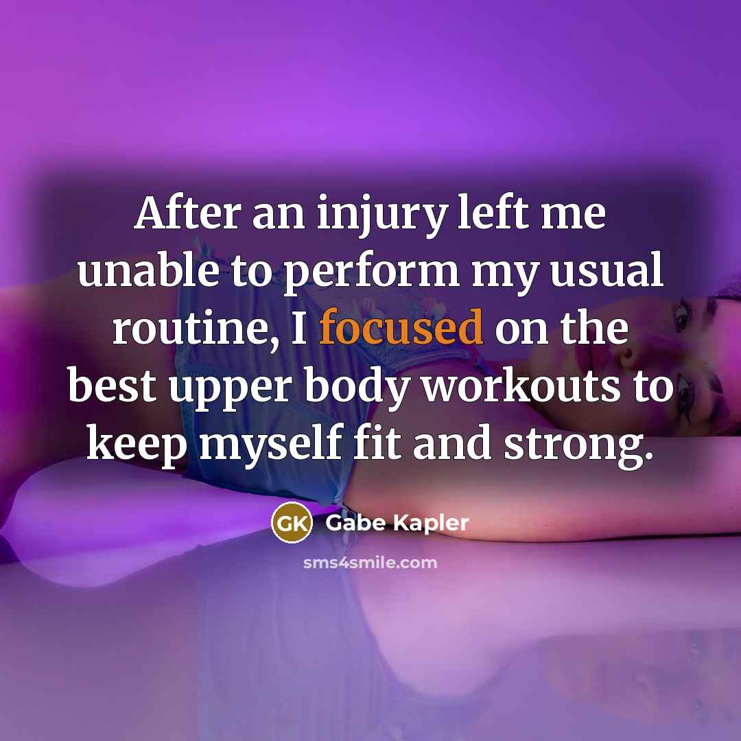 “After an injury left me unable to perform my usual…” quote by Gabe Kapler