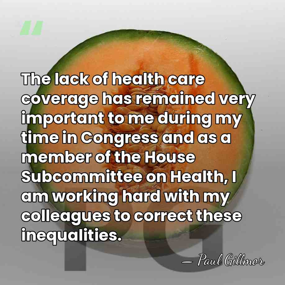 The lack of health care coverage has remained very important to me&hellip; - Paul Gillmor