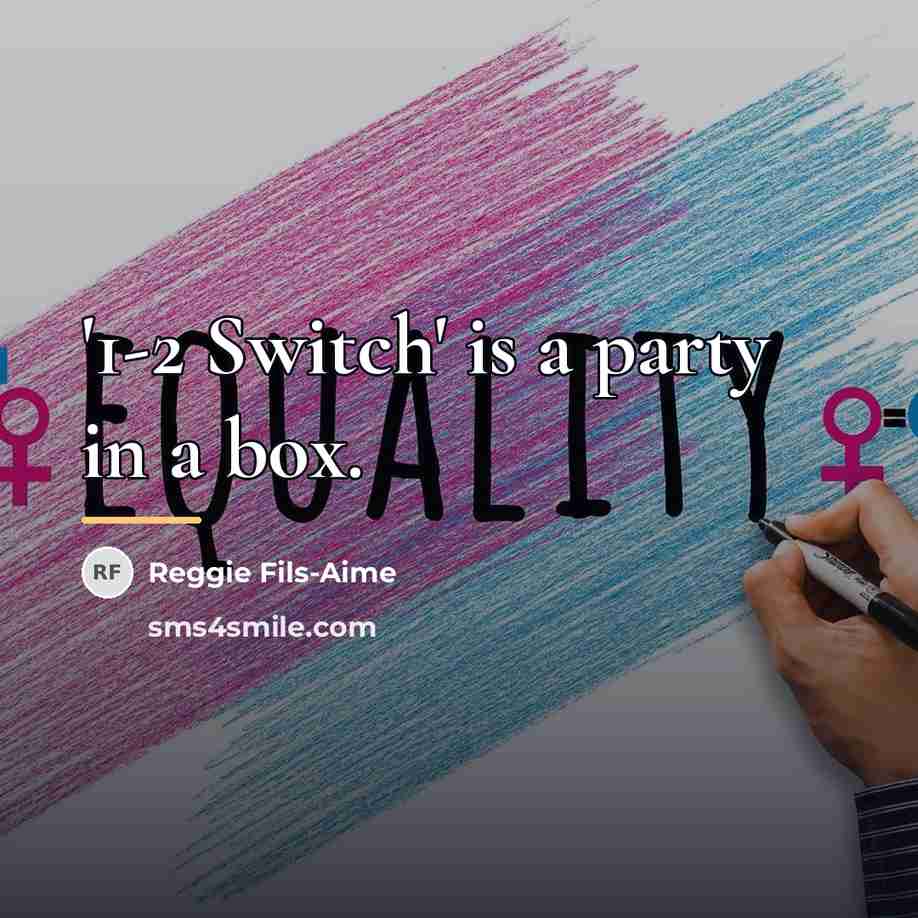 “'1-2 Switch' is a party in a box.…” quote by Reggie Fils-Aime