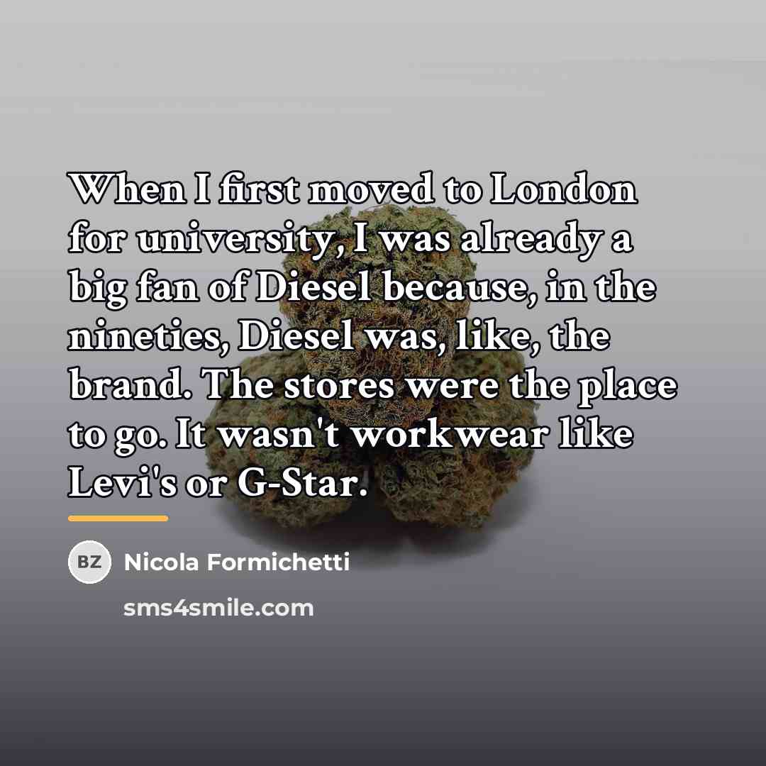“When I first moved to London for university, I was…” quote by Nicola Formichetti