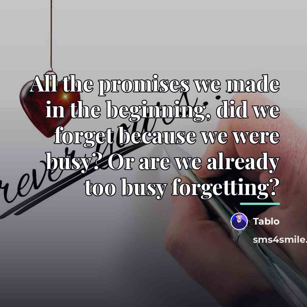 “All the promises we made in the beginning, did we…” quote by Tablo