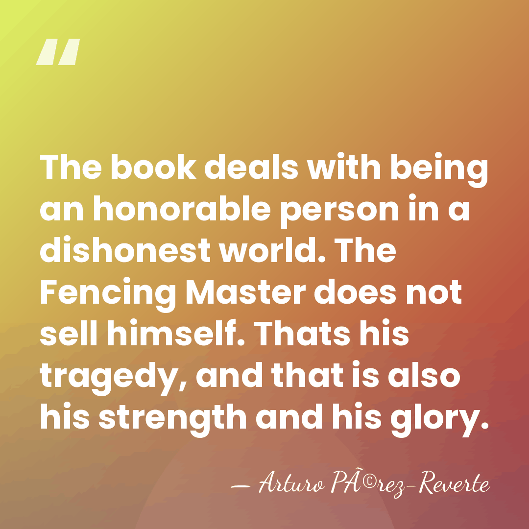 The book deals with being an honorable person in a dishonest world.&hellip; - Arturo PÃ©rez-Reverte