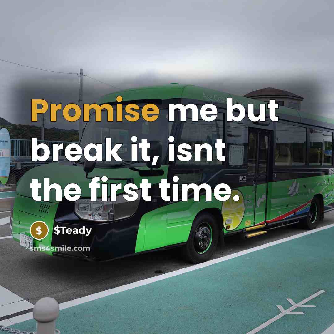“Promise me but break it, isnt the first time.” quote by $Teady