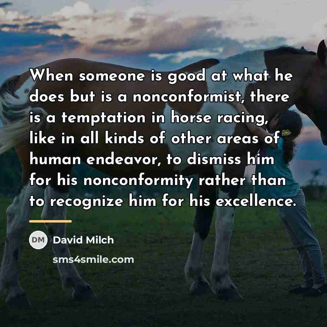 “When someone is good at what he does but is…” quote by David Milch