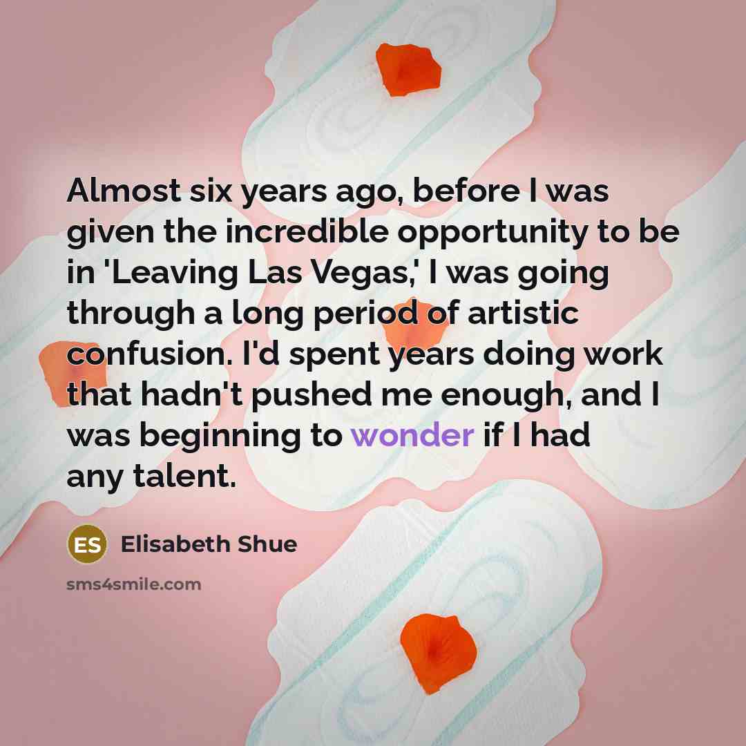“Almost six years ago, before I was given the incredible…” quote by Elisabeth Shue