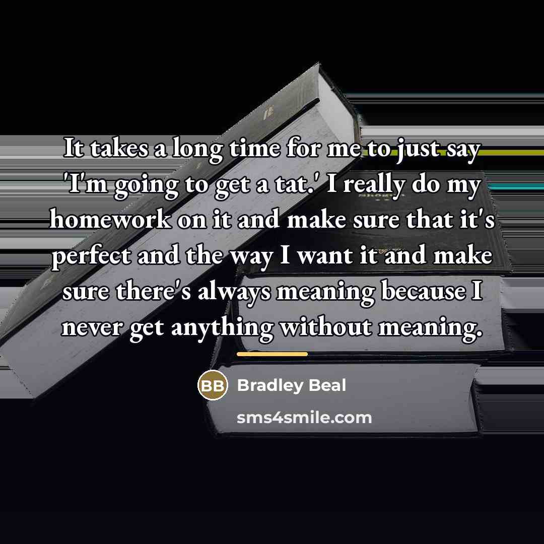 “It takes a long time for me to just say…” quote by Bradley Beal