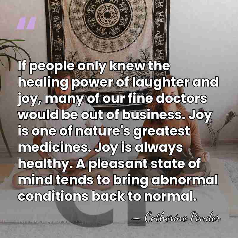 If people only knew the healing power of laughter and joy, many&hellip; - Catherine Ponder