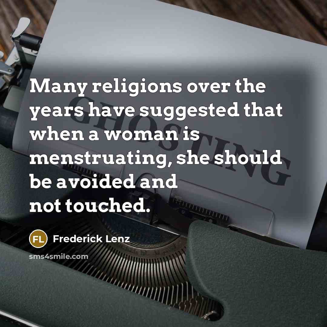 “Many religions over the years have suggested that when a…” quote by Frederick Lenz