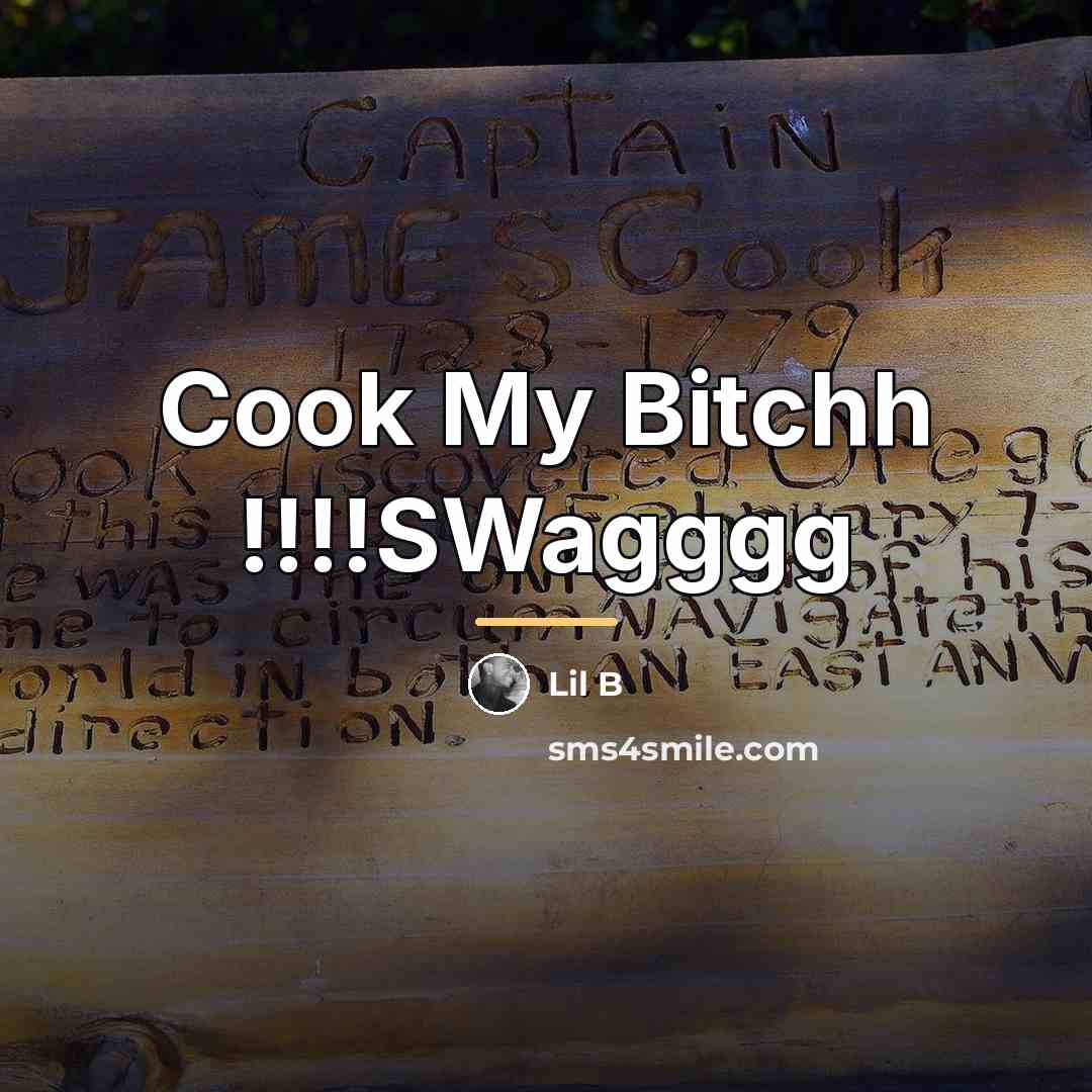 “Cook My Bitchh !!!!SWagggg…” quote by Lil B