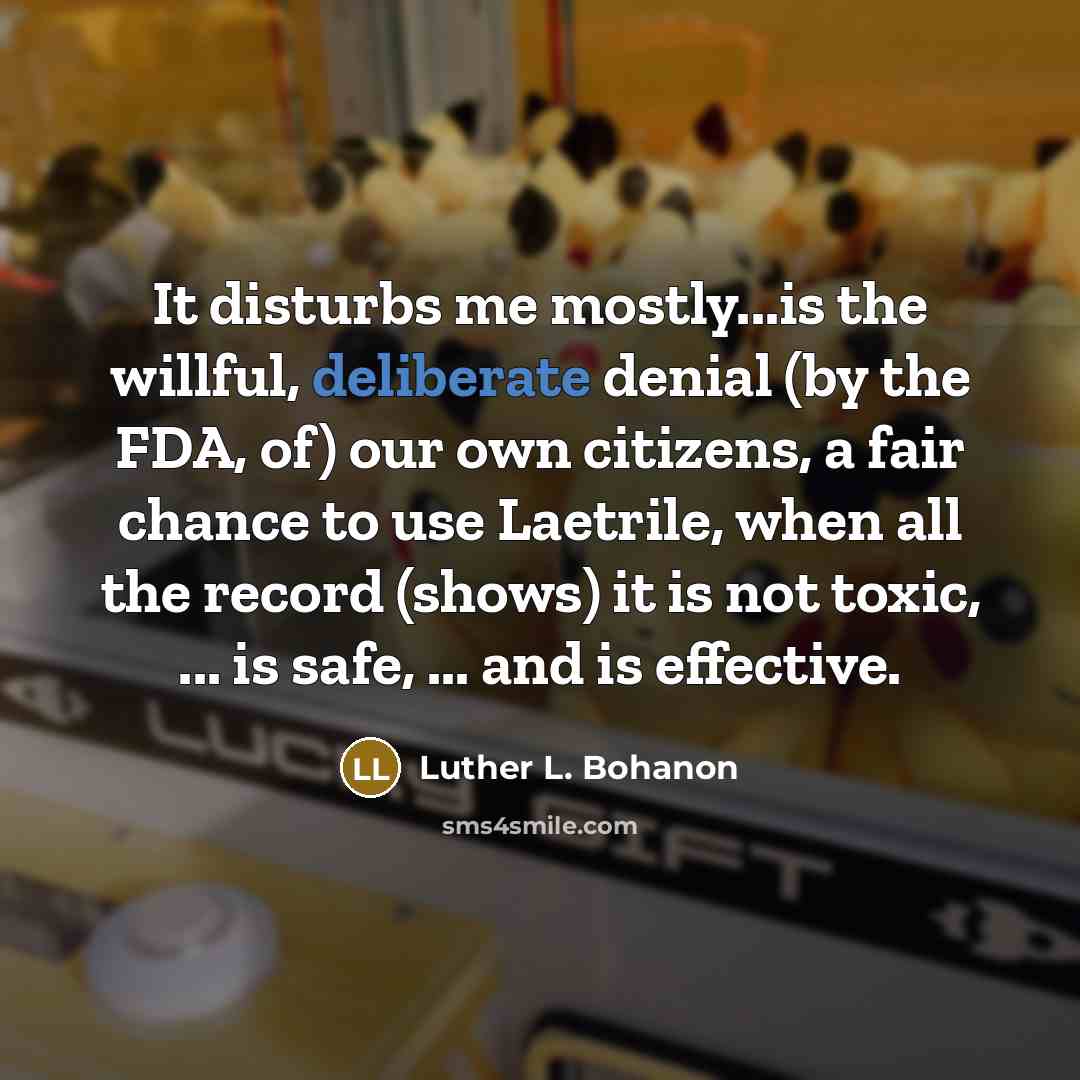“It disturbs me mostly...is the willful, deliberate denial (by the…” quote by Luther L. Bohanon