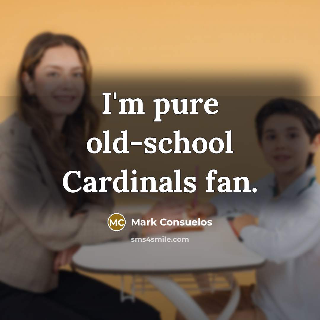 “I'm pure old-school Cardinals fan.…” quote by Mark Consuelos