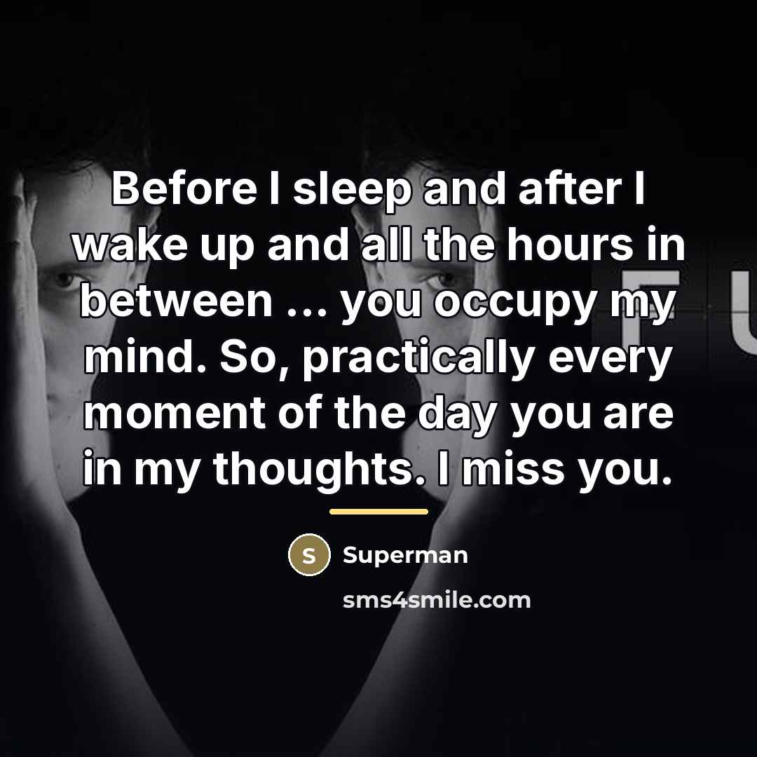 “Before I sleep and after I wake up and all…” quote by Superman